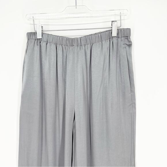 Madewell Straight Full Length Pull On Pants S Grey - Picture 4 of 7